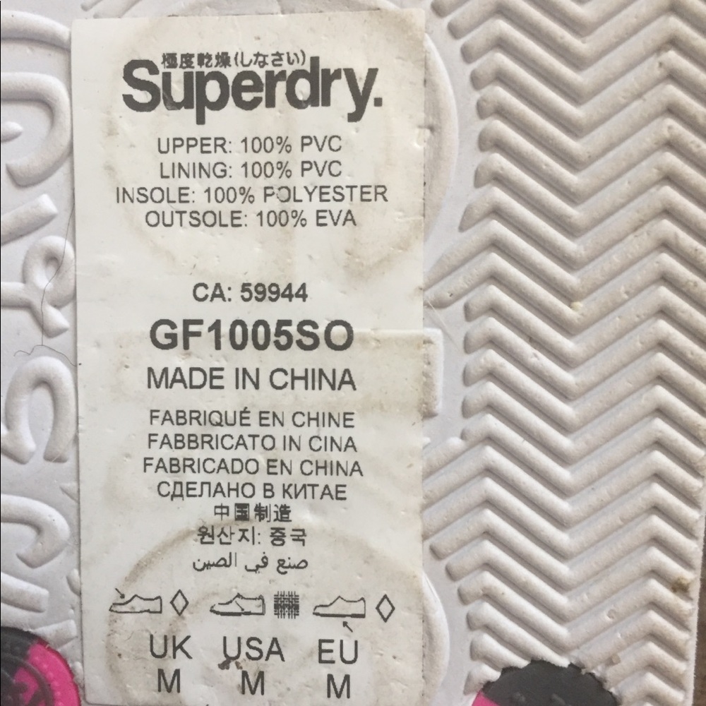 ✅3/40$ SuperDry Flip flop sandals - Picture 2 of 4